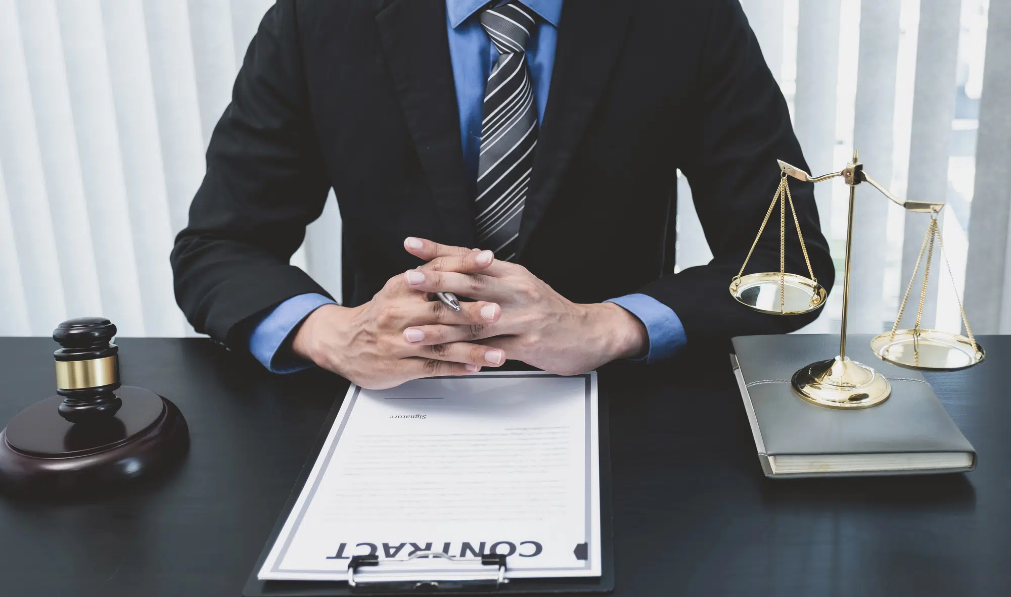 Attorney in the office